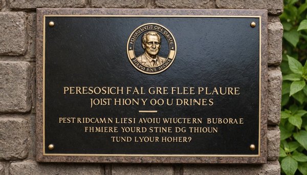 Personnalisez une plaque funéraire pour honorer vos proches