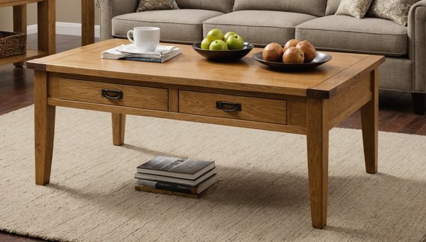 Top 5 tables de salon en chêne massif à prix abordables