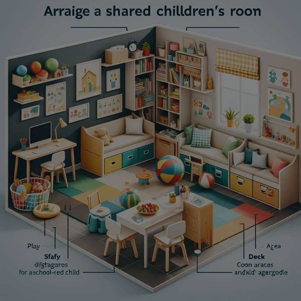 Quelles astuces pour aménager une chambre d'enfants partagée par différents âges ?